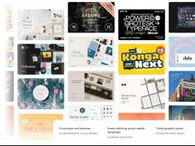 2023年的4月creativemarket.com网站分享价值高达 1000 美元的素材资源打包下载
