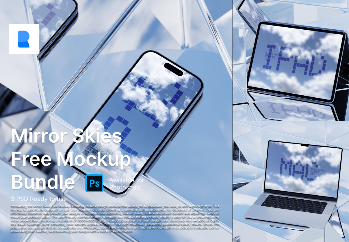 Mirror Skies Free Bundle Mockup