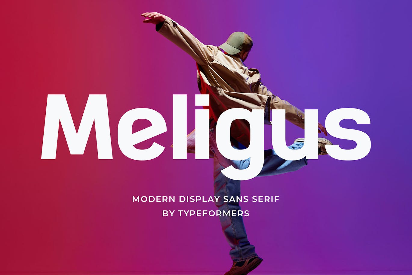 现代无衬线英文字体 Meligus – Modern Sans Serif