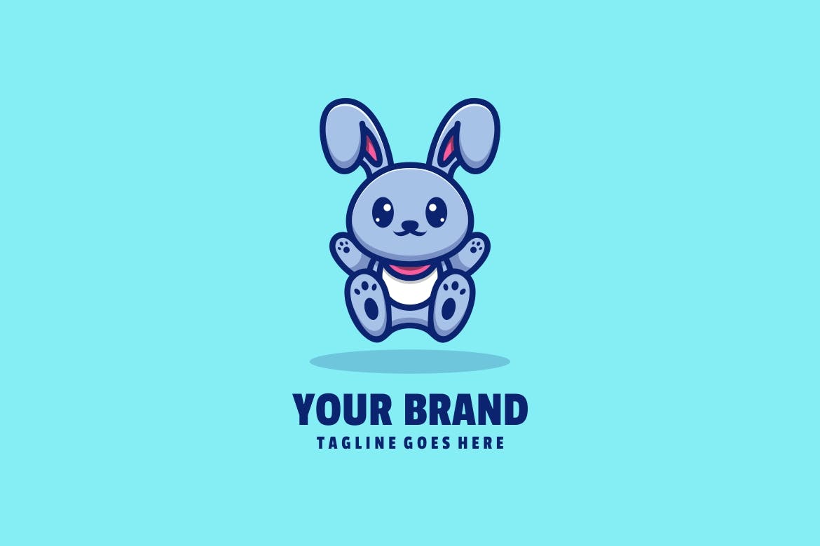 兔子战队/企业Logo标志矢量模板 Rabbit Logo