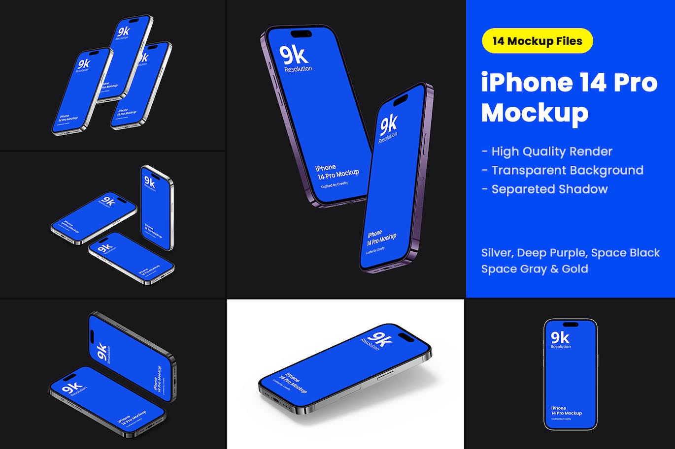 iPhone 14 Pro 样机 1.0 iPhone 14 Pro Mockup 1.0