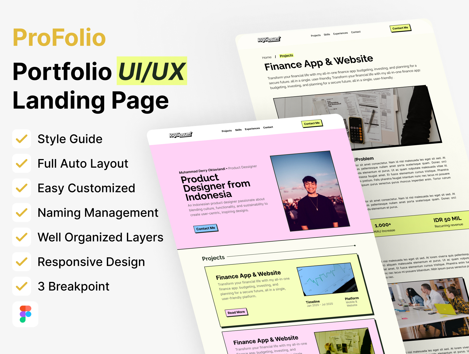ProFolio – Portfolio Landing Page