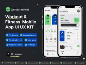 Workout mobile app  Fitness App  Exercise app