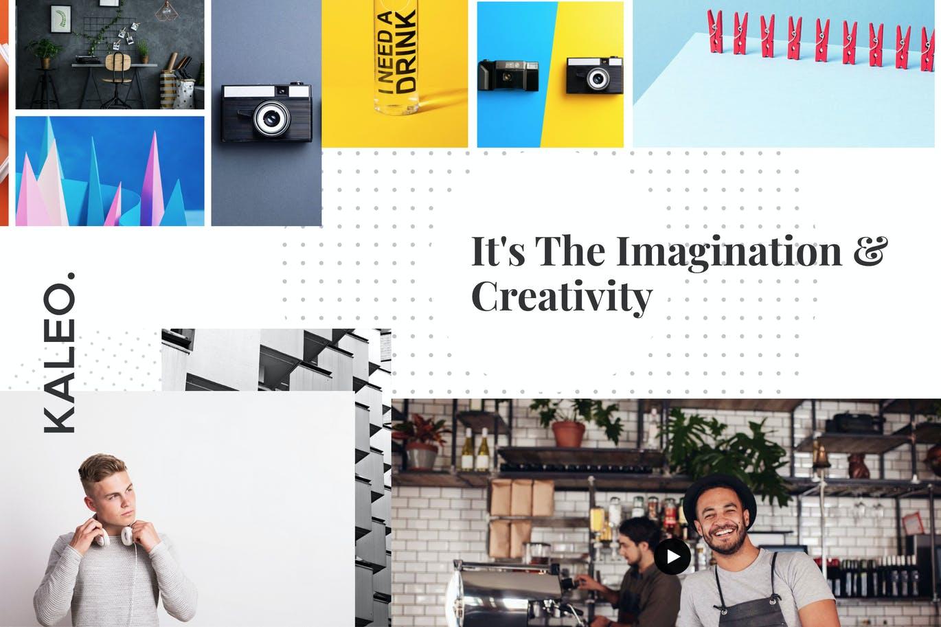 创意组合电商网站WordPress主题 Kaleo – Creative Portfolio WordPress Theme