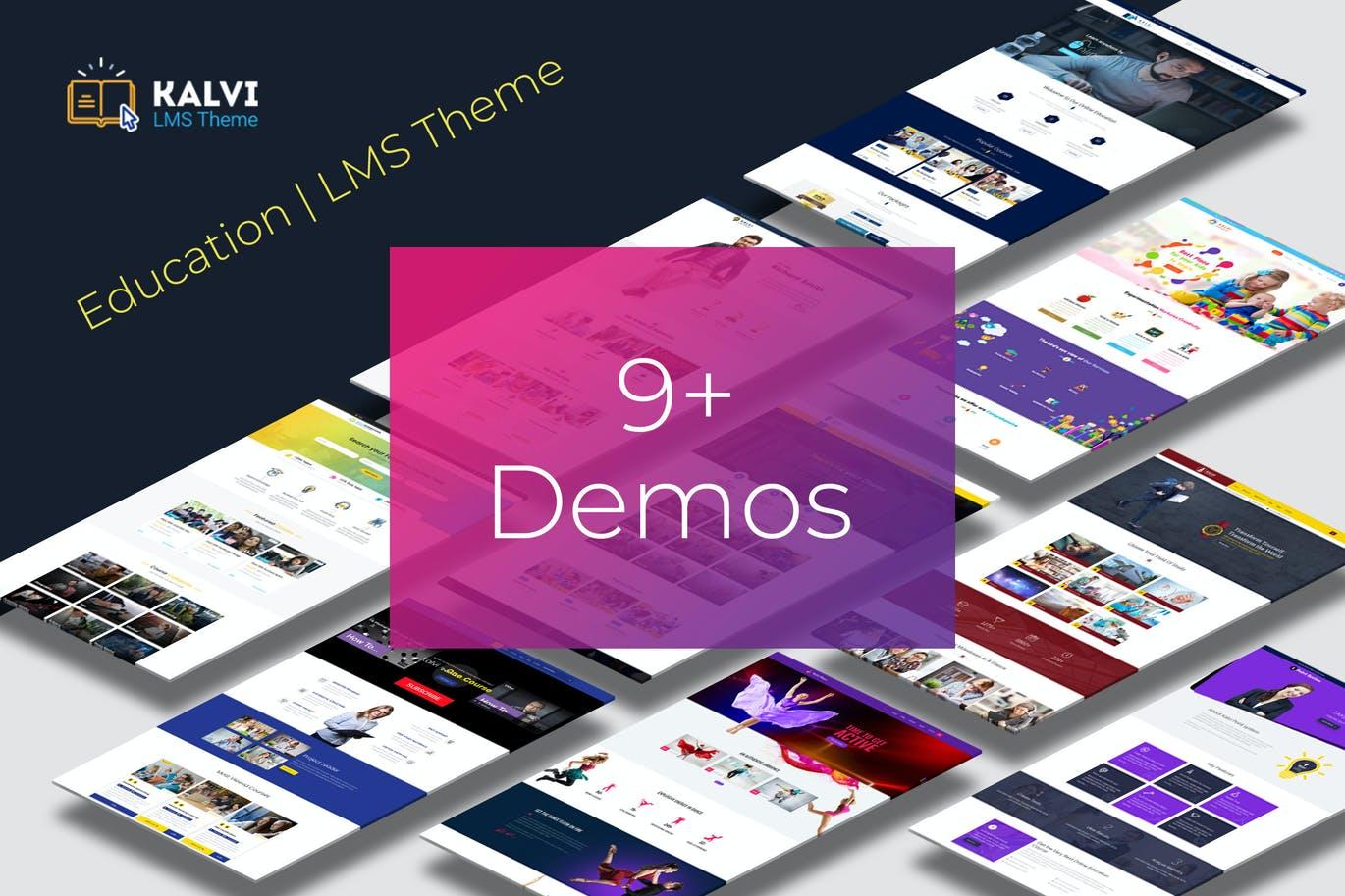 在线教育课程网站WordPress主题插件 Kalvi Education | LMS WordPress Theme