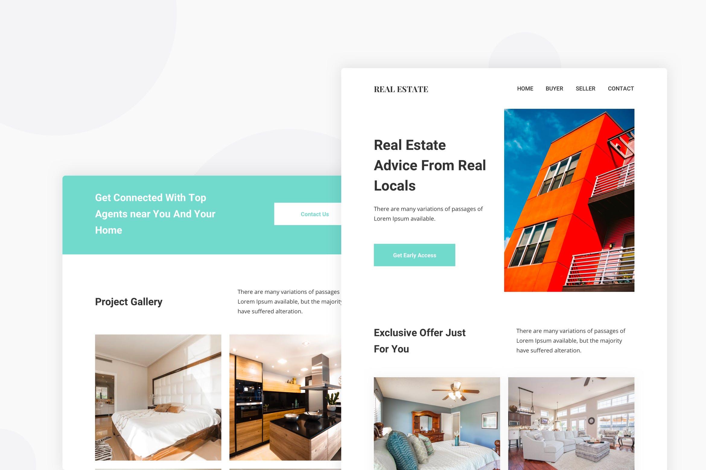 房地产房屋销售EDM推广邮件设计模板 RealEstate – Email Newsletter