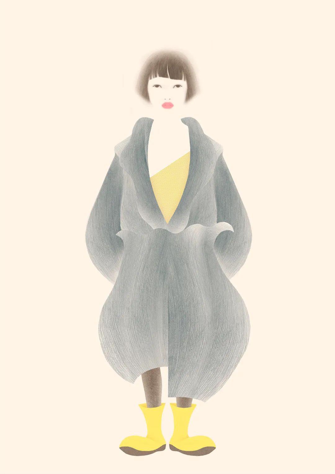 Keiji Yano日式风格插画设计作品