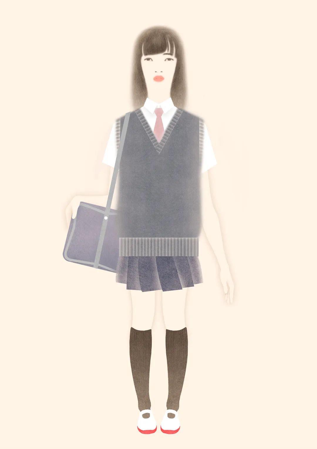 Keiji Yano日式风格插画设计作品