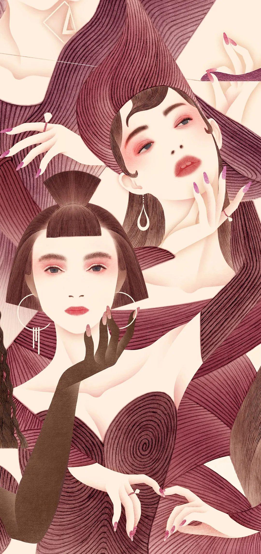 Keiji Yano日式风格插画设计作品