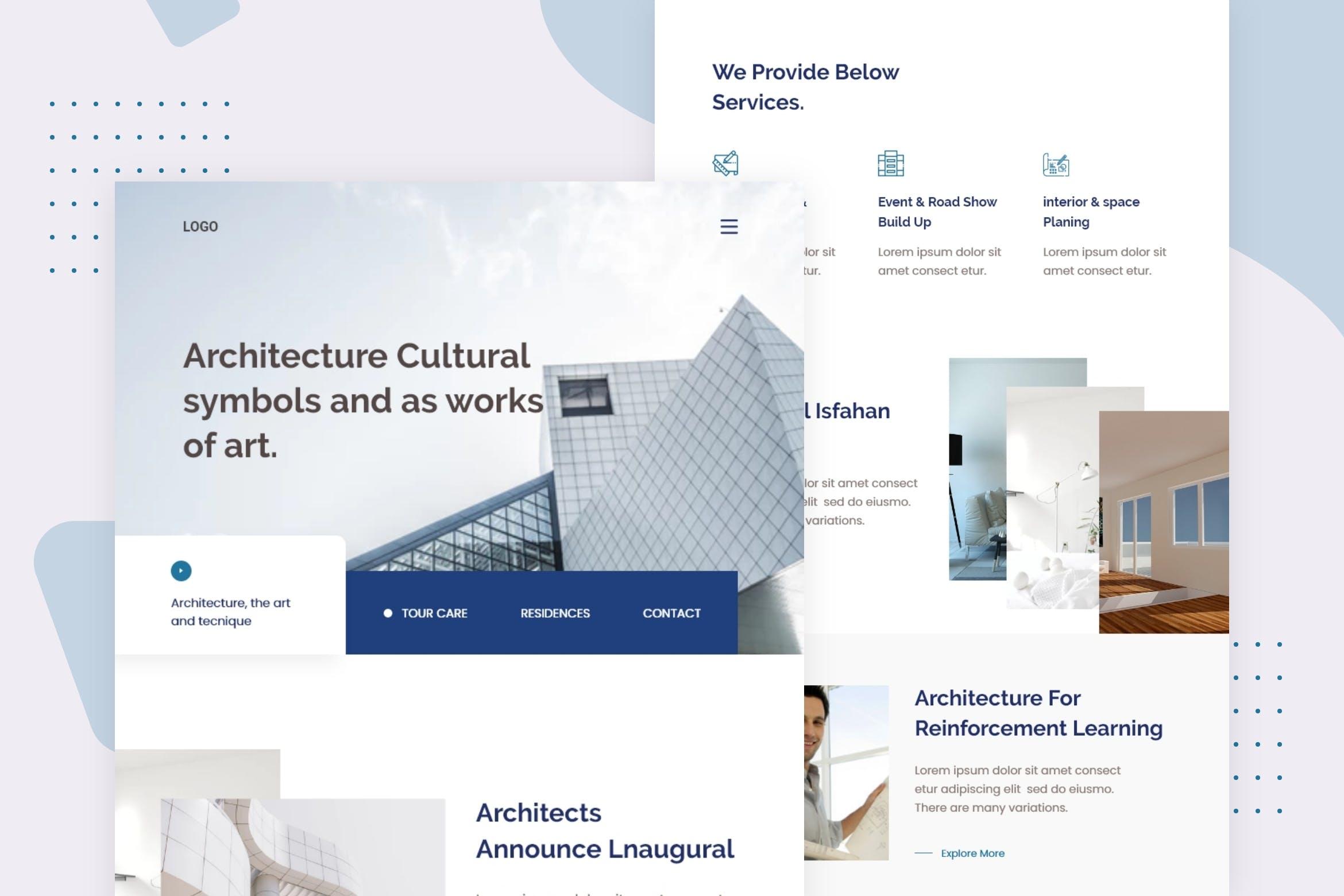 现代建筑与室内设计邮件订阅设计模板 Modern Architecture and Interio – Email Newsletter
