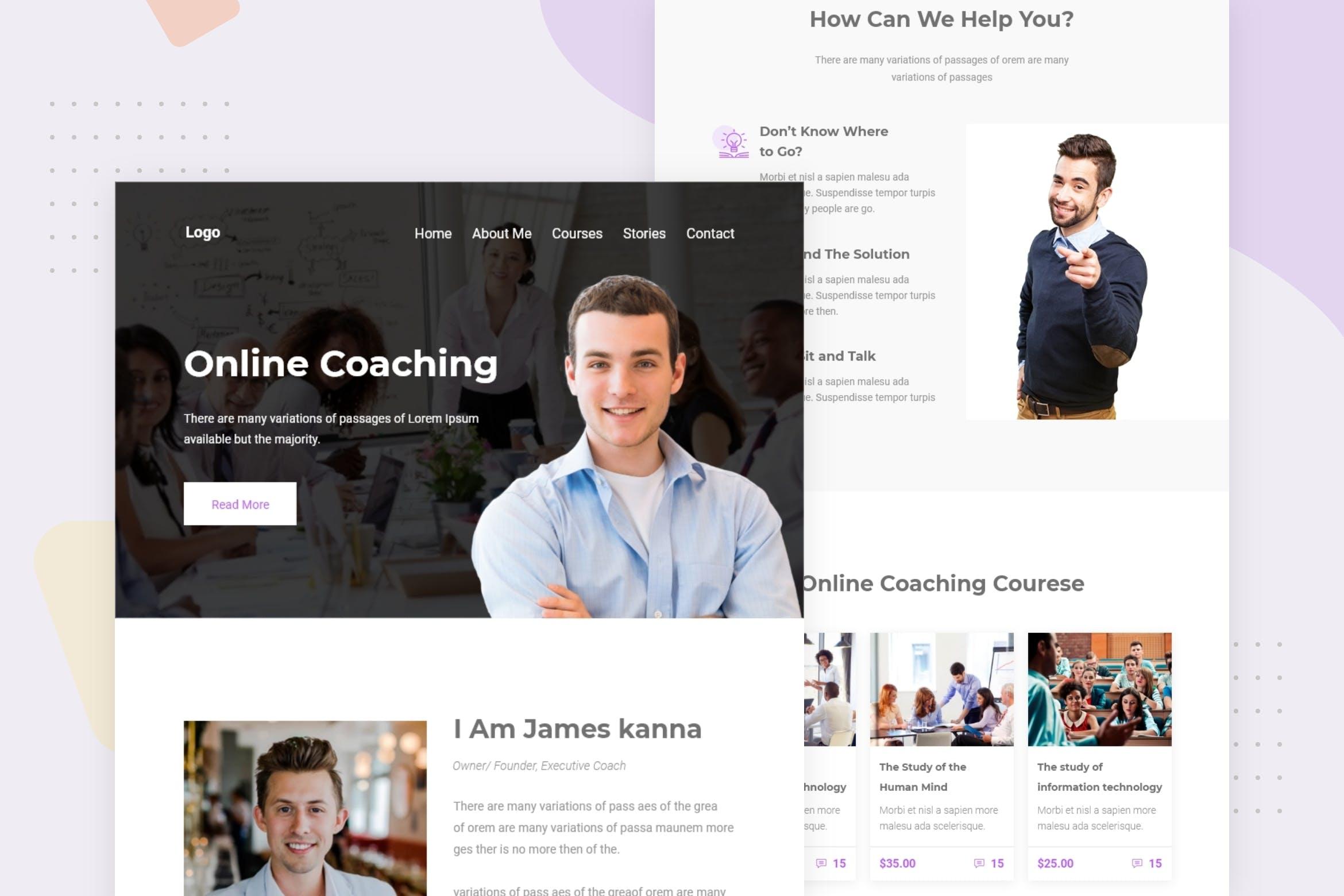 讲师培训网站电子邮件订阅设计模板 Coach Speaker – Email Newsletter