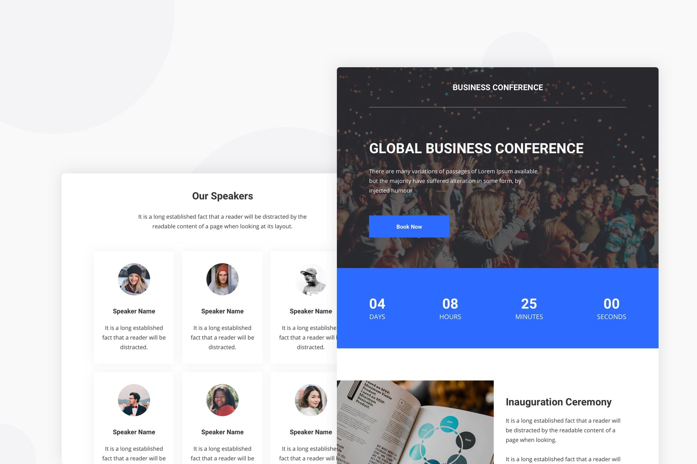 会议/讲座活动邮件订阅营销设计模板 Event & Conference – Email Newsletter