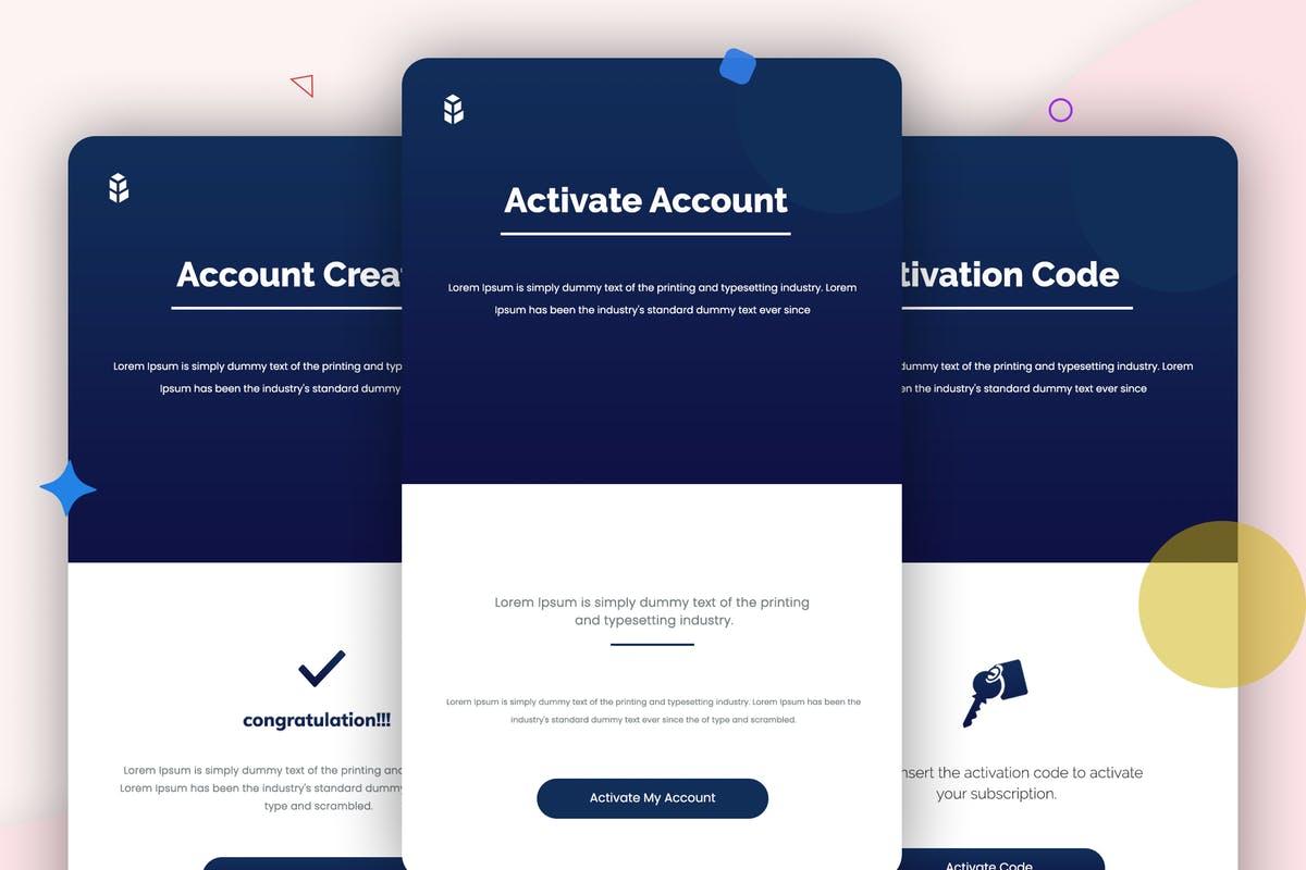 班科币区块链货币EDM推广邮件设计模板 Bancor – 10 Email Newsletter