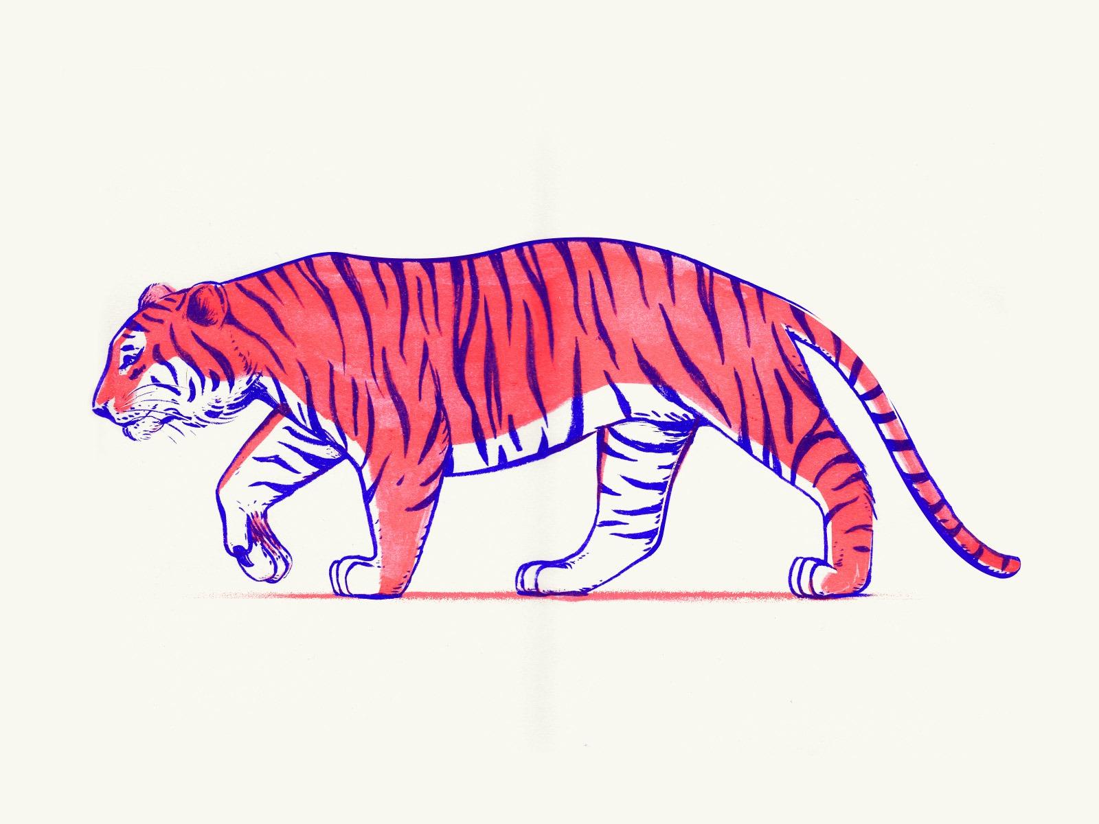 Julien Laureau人物插画作品